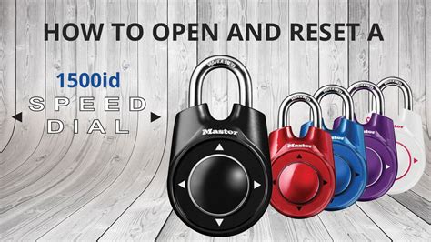 how to reset dial lock|How to reset the combination on your Master Lock .